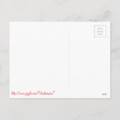 Neun Damen tanzen Feiertagspostkarte (Rückseite)