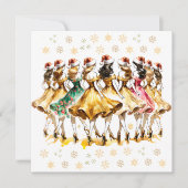 Neun Damen tanzen | Zwölf Tage Weihnachten (Vorderseite)