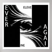 NEUN ELEVEN NIE WIEDER POSTER (Vorne)