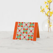 Neun Flecken-Herz-Steppdecke Karte (Gelbe Blume)