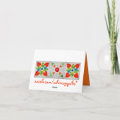 Neun Flecken-Herz-Steppdecke Karte (Rückseite)