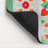 Neun Flecken-Herz-Steppdecke Mousepad (Ecke)