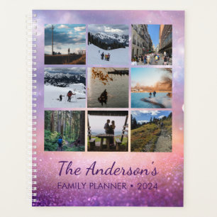 Neun Foto Custom Year Familienplaner Notebook Planer