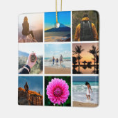 Neun Foto Picture Collage anpassbar Keramikornament (Links)