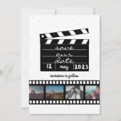 Neun Fotos Collage Inspirational Save the Date (Rückseite)