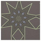 Neun gezeigter Stern Stoff (Nahaufnahme)