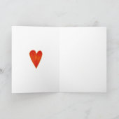"Neun Herzen der Liebe" Grußkarte Karte (Innenseite)