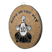 Neun in der Grube, 10 Button Stands Dartscheibe (Vorderseite rechts)