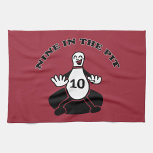 Neun in der Grube Handtuch