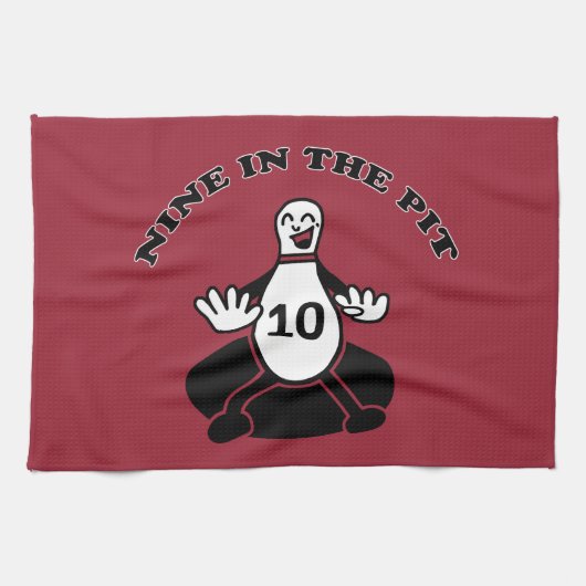 Neun in der Grube Handtuch (Horizontal)