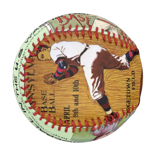 "Neun Innings" Baseball (Rückseite Rechts)