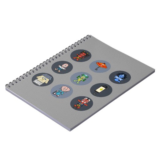 Neun japanische Yokai Monster Notizblock (Linke Seite)