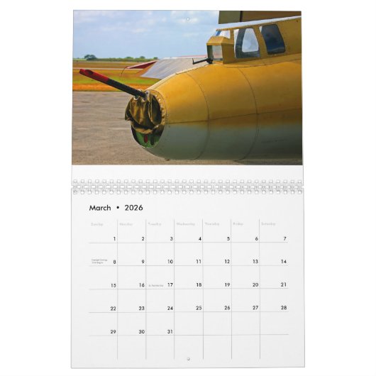 Neun Kalender O neun (Mär 2026)