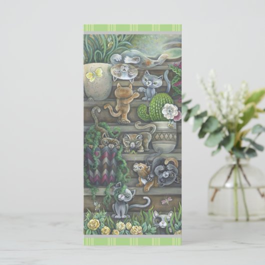 Neun Katzen (Stehend Vorderseite)