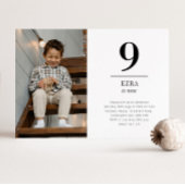 Neun Landschaft Foto Einladung