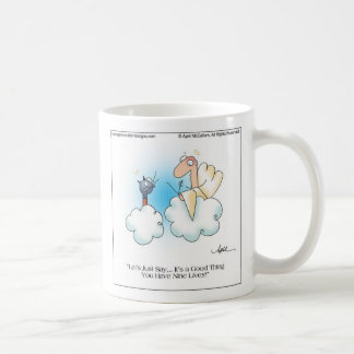 NEUN LEBEN Cartoon-Tasse bis April McCallum Kaffeetasse