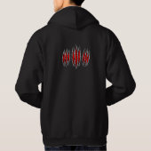 Neun Leben der Angst – Black Cat Hoodie (Rückseite)