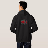 Neun Leben der Angst – Black Cat Hoodie (Schwarz voll)