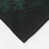 Neun Leben der Angst – Schwarze Katze Fleecedecke (Ecke)