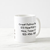 Neun Leben Kaffeetasse (VorderseiteRechts)