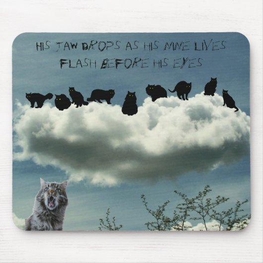 Neun Leben Mousepad (Vorne)