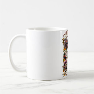 Neun Leben nach Mitternacht Halloween Katzen Kaffe Kaffeetasse