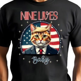 Neun Lives Baby USA Election 2024 T-Shirt