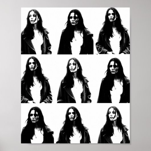 Neun Mal ein Fremder Poster (Vorne)