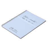 Neun Monate, Briefe an meinen Sohn - Niedliches Ba Notizblock (Linke Seite)