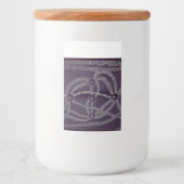 Neun Mond in der dunklen Welt Lebensmitteletikett (Vorderseite)