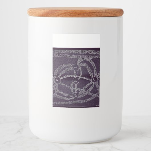 Neun Mond in der dunklen Welt Lebensmitteletikett (Vorderseite)