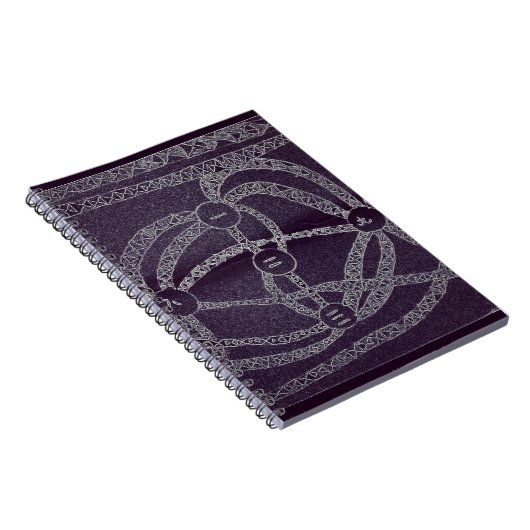 Neun Mond in der dunklen Welt Notizblock (Rechte Seite)