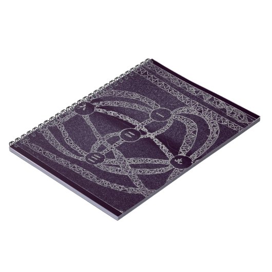 Neun Mond in der dunklen Welt Notizblock (Linke Seite)