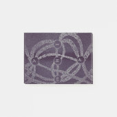 Neun Mond in der dunklen Welt Post-it Klebezettel (Vorderseite)