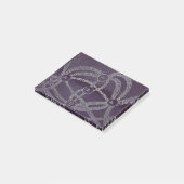 Neun Mond in der dunklen Welt Post-it Klebezettel (angewinkelt)