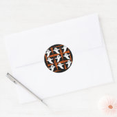 Neun Niedliche Geister Runder Aufkleber (Umschlag)