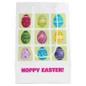 Neun Ostereier Mittlere Geschenktüte (Rückseite)