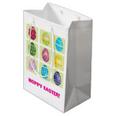 Neun Ostereier Mittlere Geschenktüte (Rückseite Schrägansicht)
