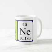 Neun periodische Tasse (VorderseiteRechts)