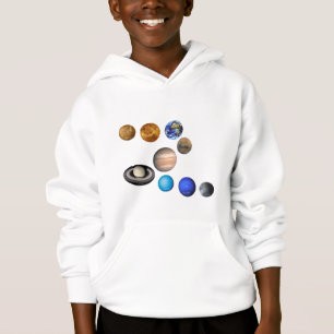 Neun Planeten im Sonnensystem. Merkur, Venus, Hoodie
