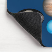 Neun Planeten im Sonnensystem Mousepad (Ecke)
