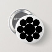 Neun Sterne Button (Vorne & Hinten)