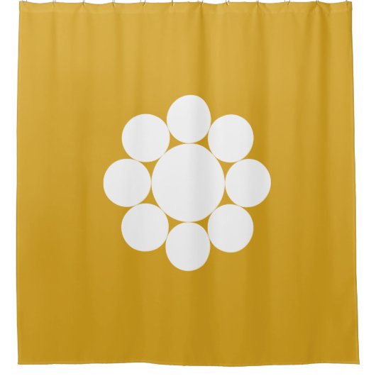Neun Sterne Duschvorhang (Vorderseite)