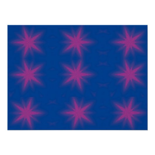 Neun Sterne - Ken Gage Art Poster (Vorderseite)