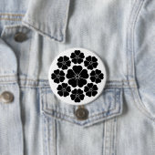 Neun-Sterne-Kirschblüten Button (Beispiel)