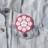 Neun-Sterne-Kirschblüten Button (Beispiel)