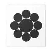 Neun Sterne Notizblock (Vorderseite)