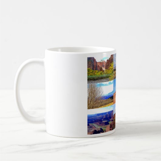 Neun Utah Landschaftsbilder Kaffeetasse (Links)