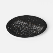 Neun Weihnachtsfeiertag 7" Artikel Teller (Schrägansicht)