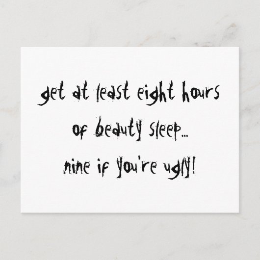 Neun, wenn Ihr Uganda Postkarte (Vorderseite)